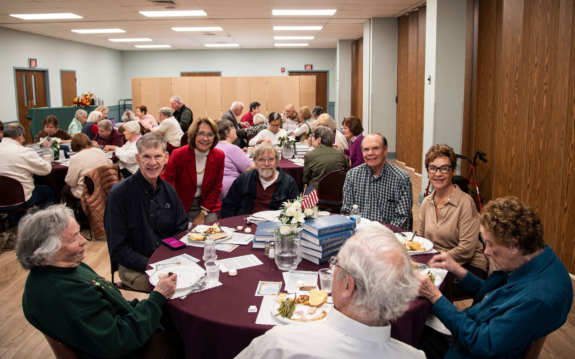senior adults photo at table