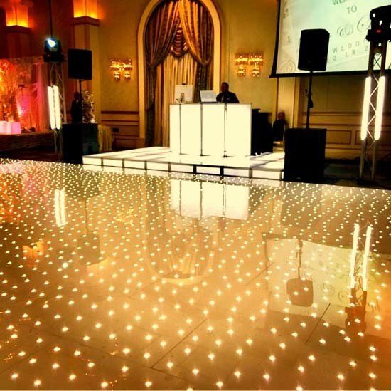 light up dance floor in ballroom