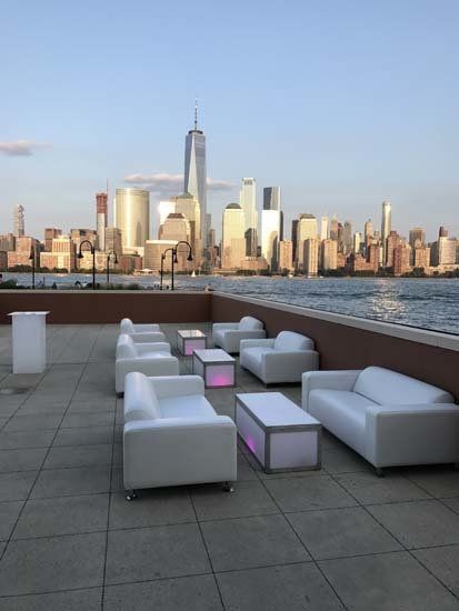 lounge party furniture and decor outdoors