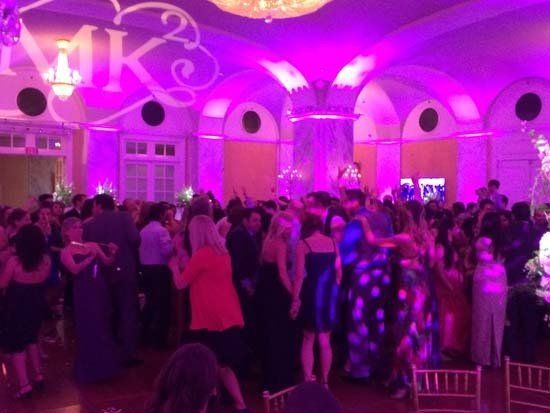 purple lighting dance