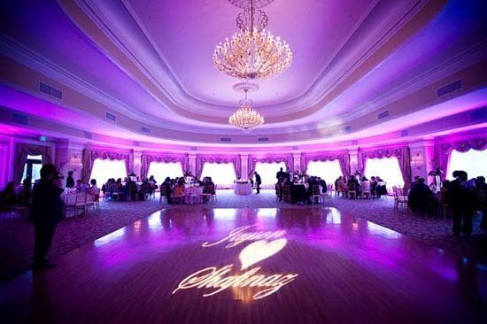 purple dance floor