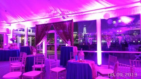 purple dance lighting