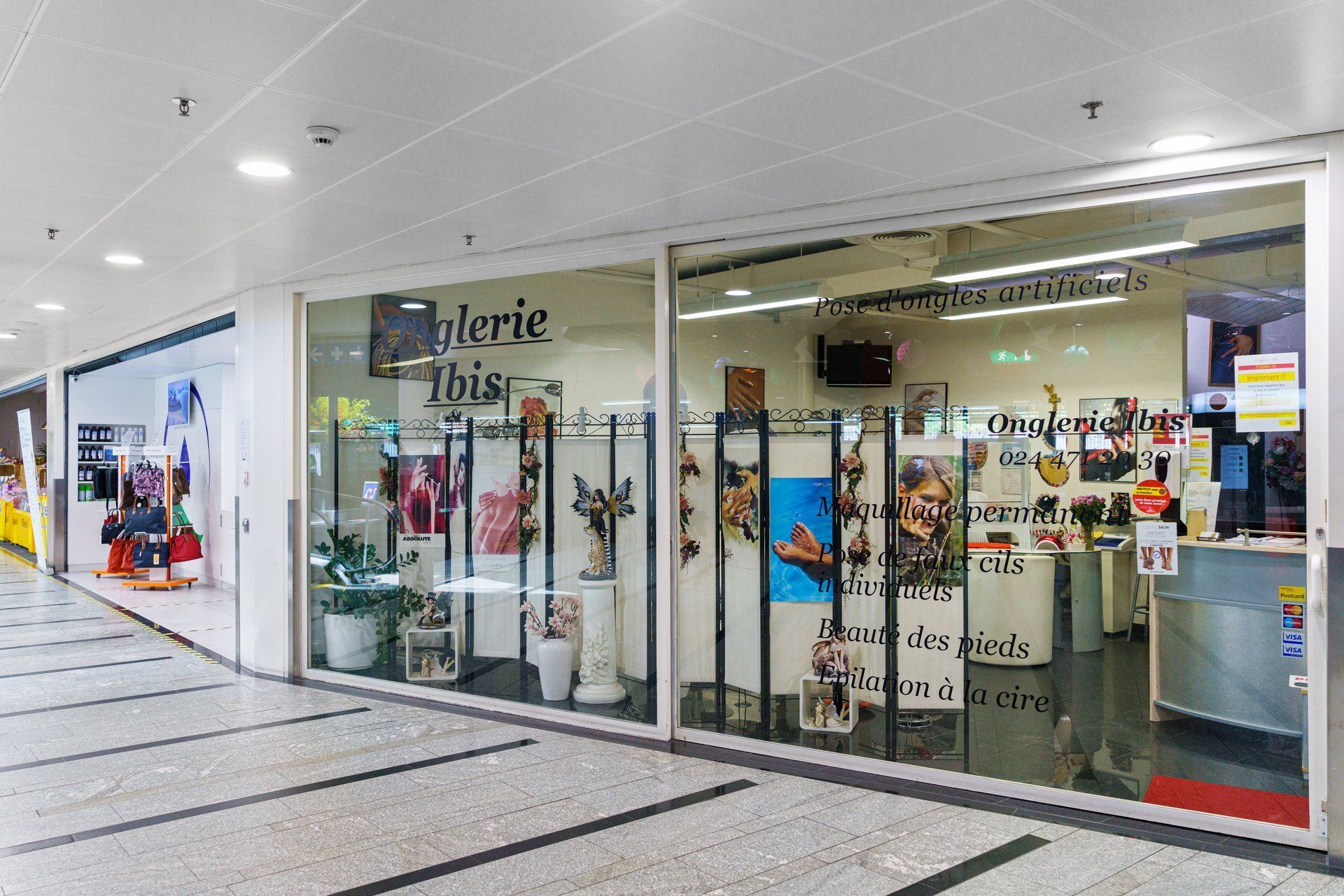 Intérieur du centre Parc du Rhône à Collombey en Valais