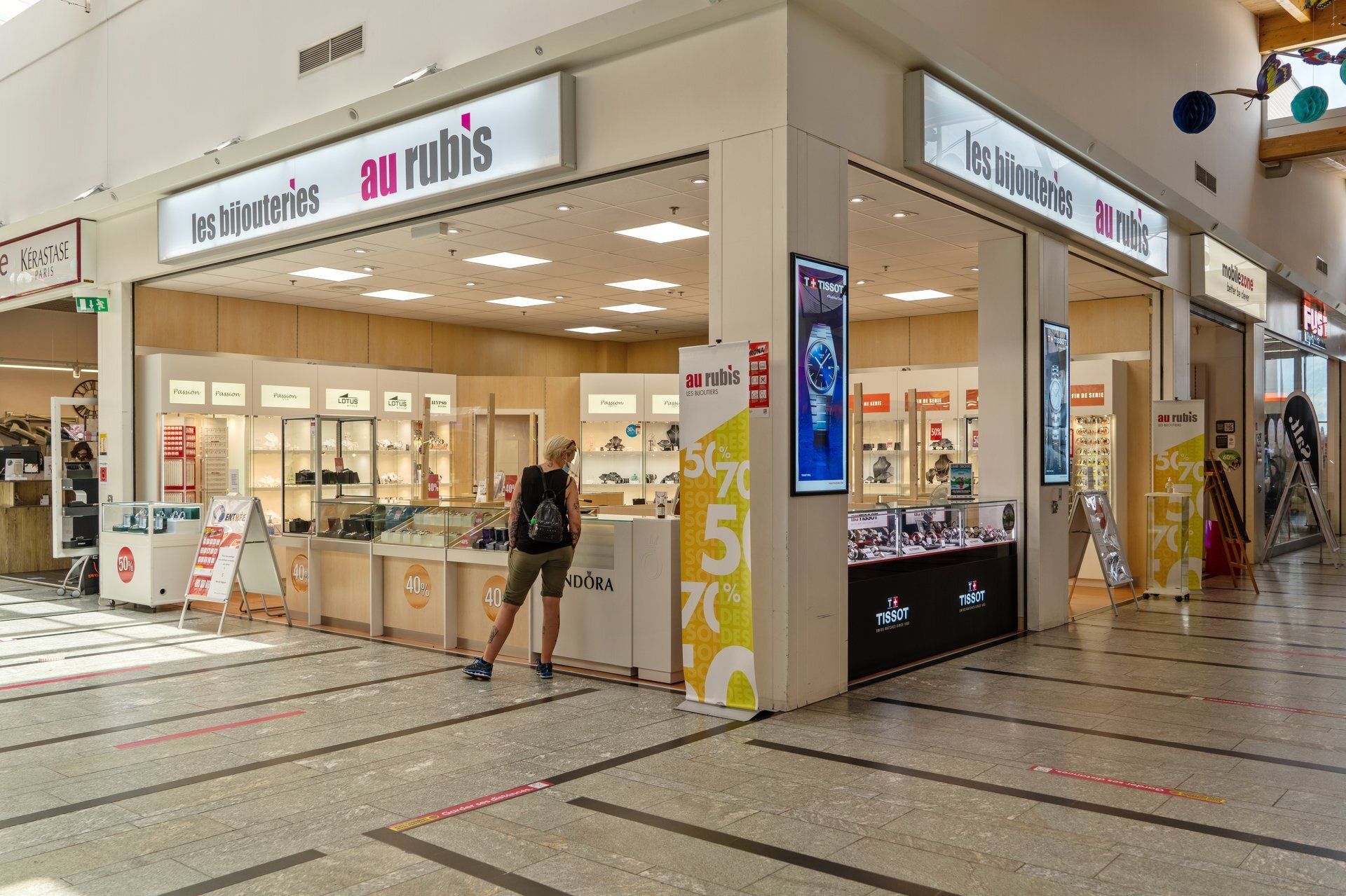 Au Rubis au le centre commercial Parc du Rhône en Valais