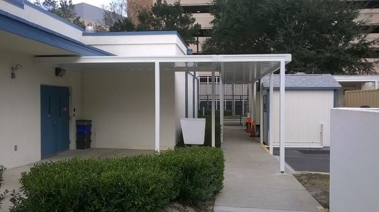 Commercial Aluminum Awnings — Winter Haven, FL — Parker's Custom Canvas