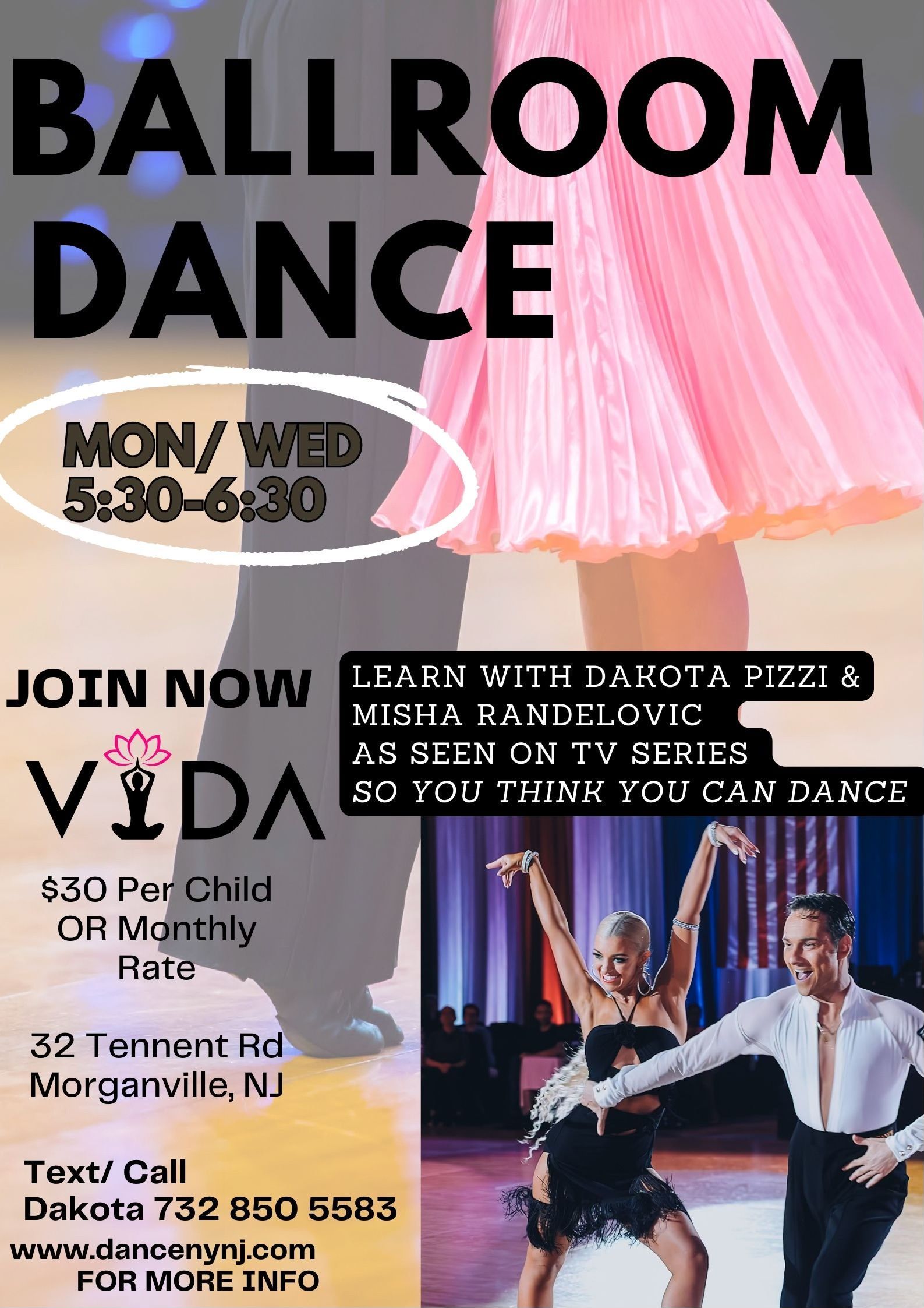 Ballroom Dance — Morganville, NJ — Vida Holistic Wellness Studio