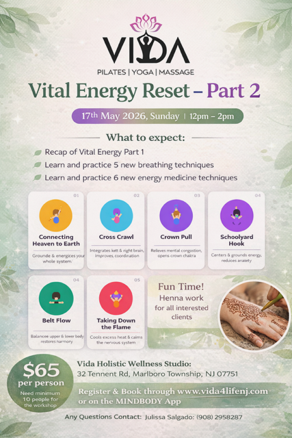 Flyer for a healing experience. Includes details for location, time, and signup information.