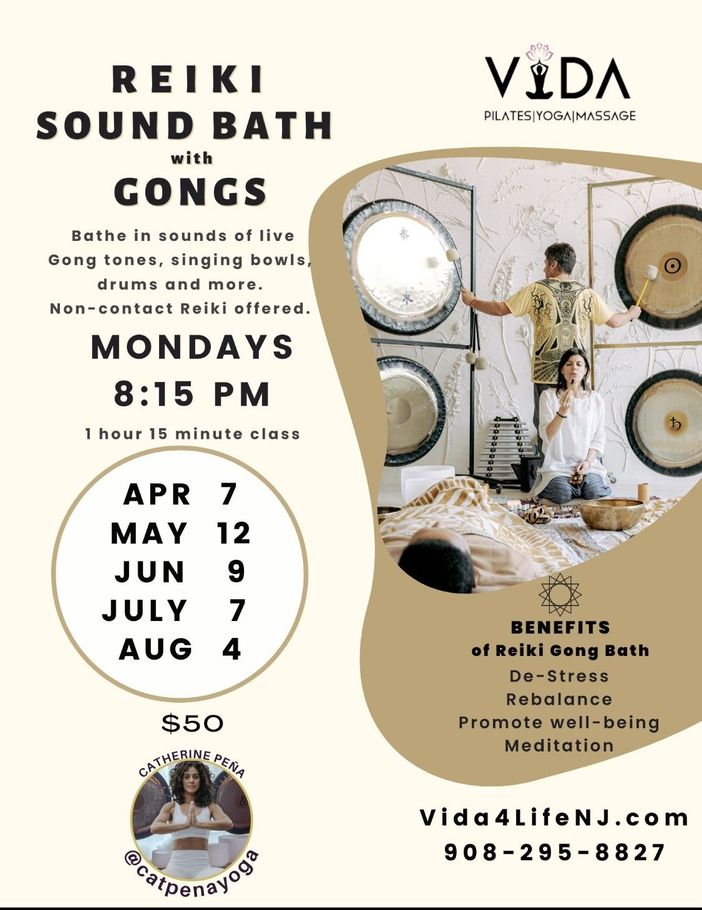 Reiki Sound Bath With Gongs — Morganville, NJ — Vida Holistic Wellness