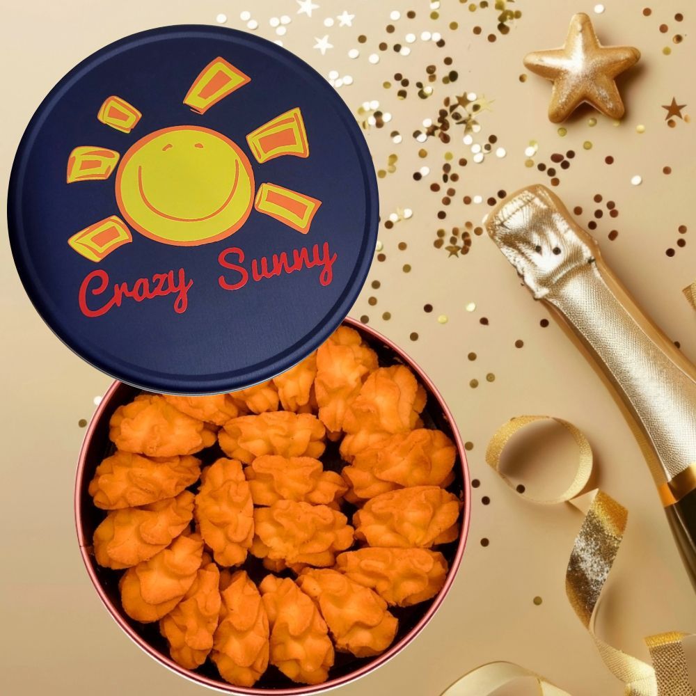 【Crazy Sunny餅乾研究室】黃金起司曲奇200g±5g ／盒