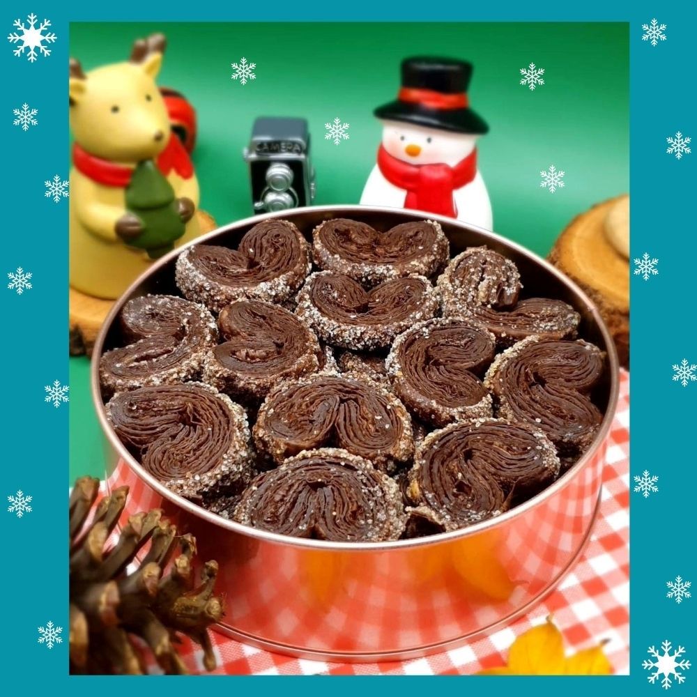 【Crazy Sunny餅乾研究室】巧克力蝴蝶酥 200g±5g／盒