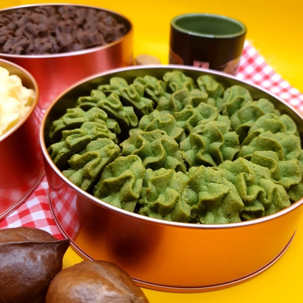 【Crazy Sunny餅乾研究室】抹茶曲奇 200g±5g ／盒