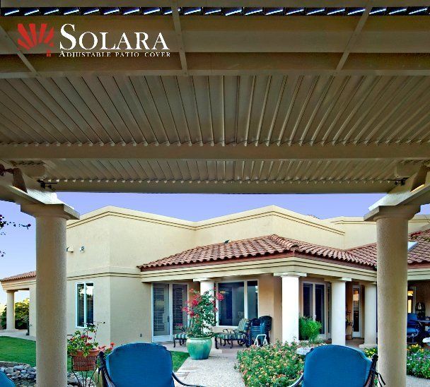 Solara Solid Patio Covers on Residential Property