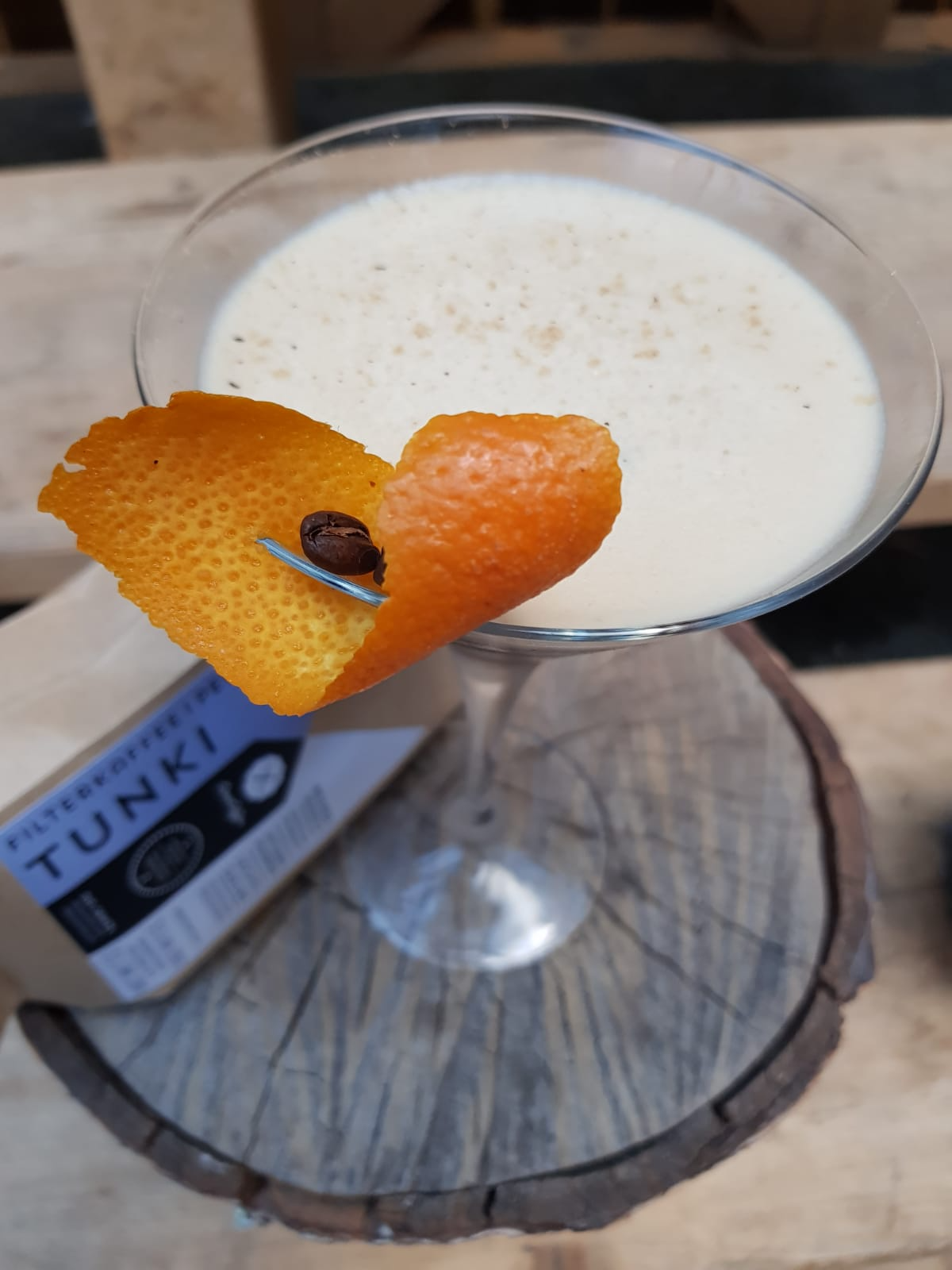 Ansicht eines Cocktails der Speisekarte