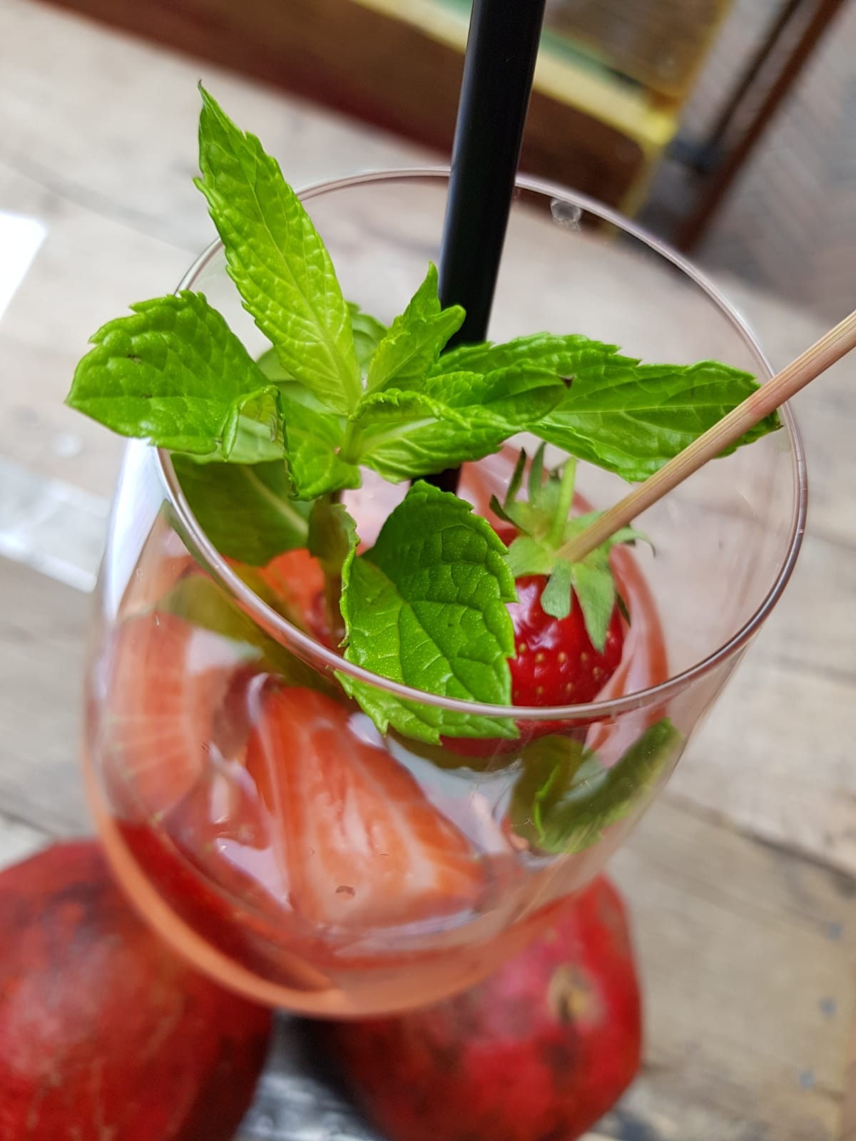 Ansicht eines Gerichts der Speisekarte