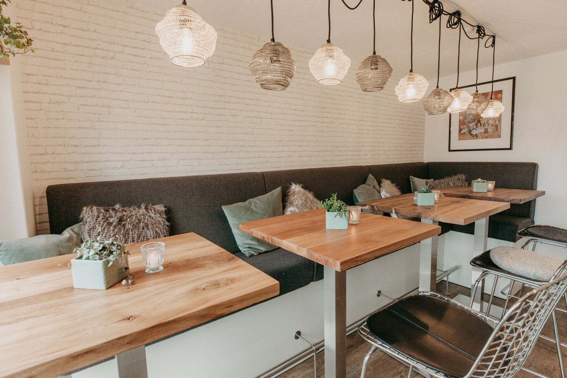 Ansicht der Räumlichkeiten und Sitzplätze