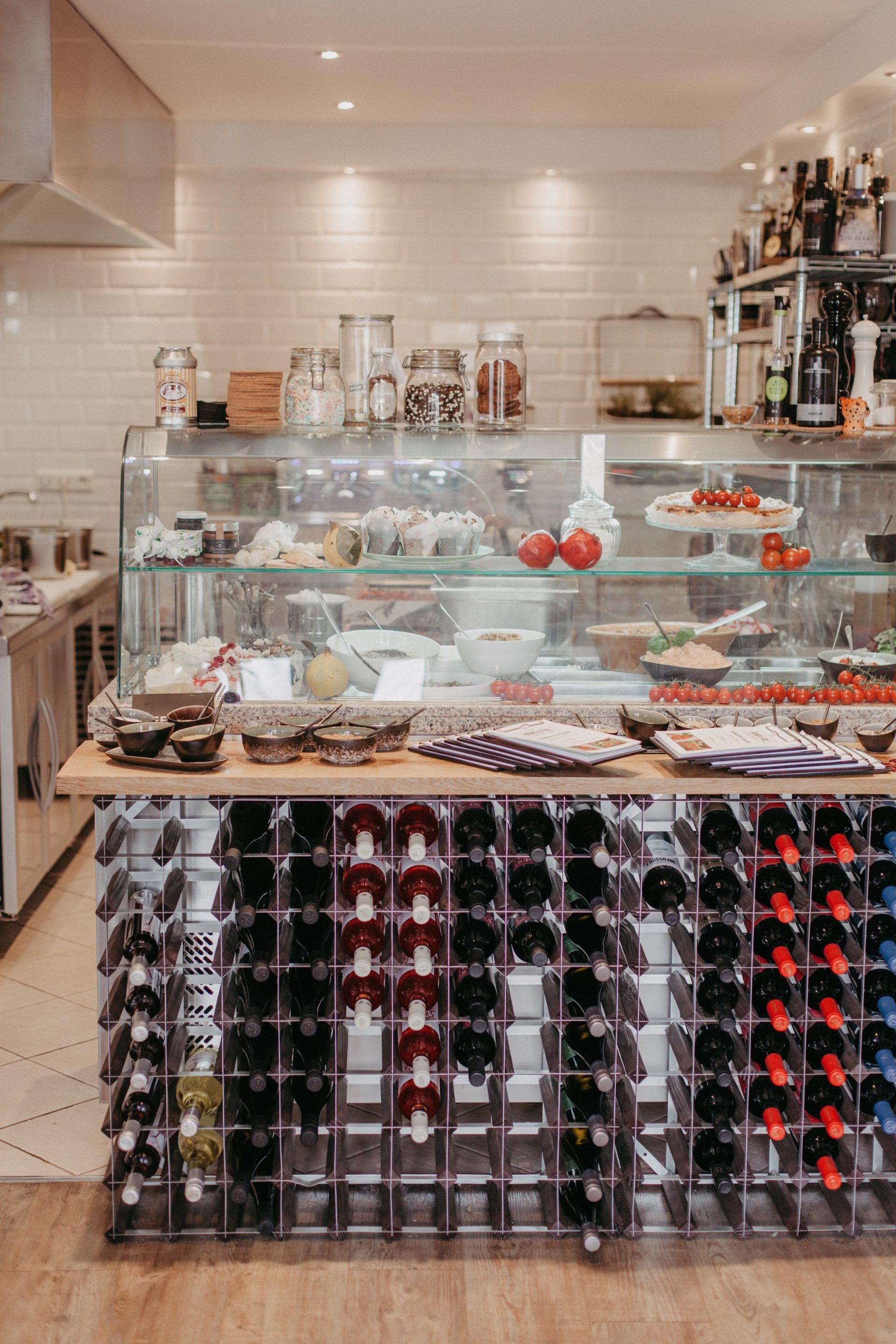 Ansicht eines Gerichts der Speisekarte