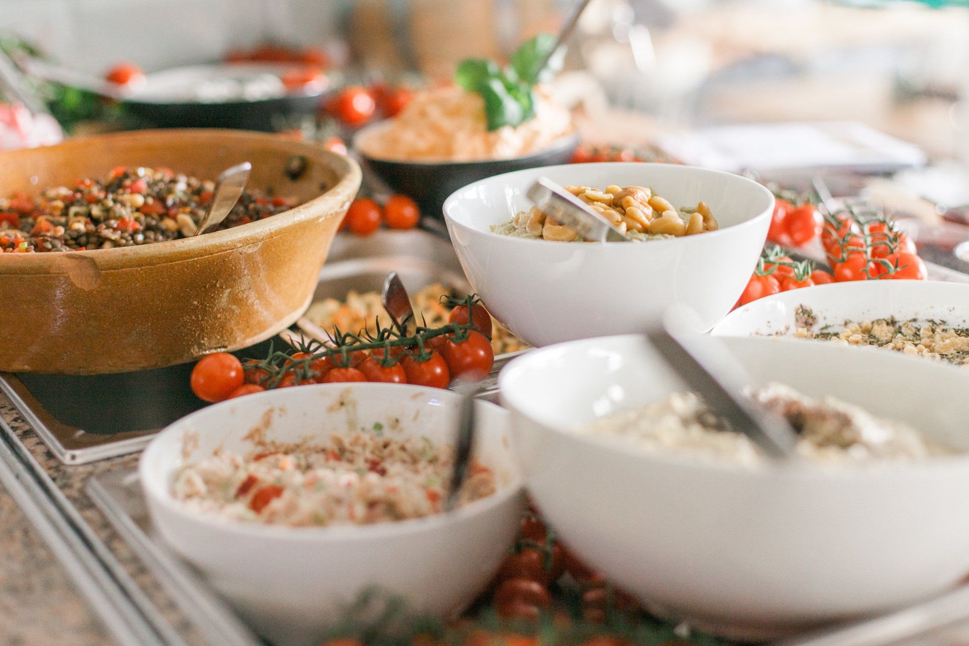 Ansicht eines Gerichts der Speisekarte