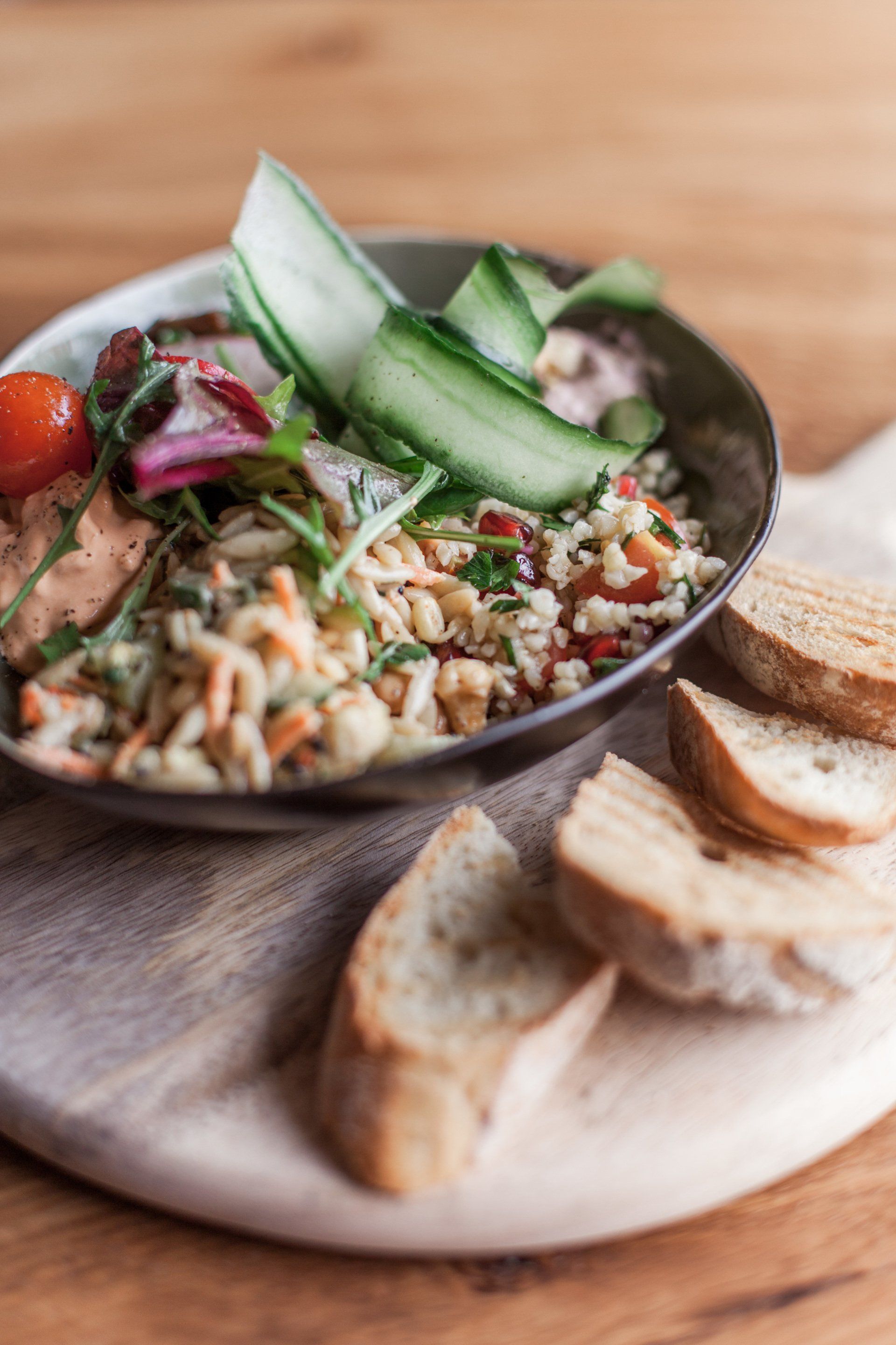 Ansicht eines Gerichts der Speisekarte