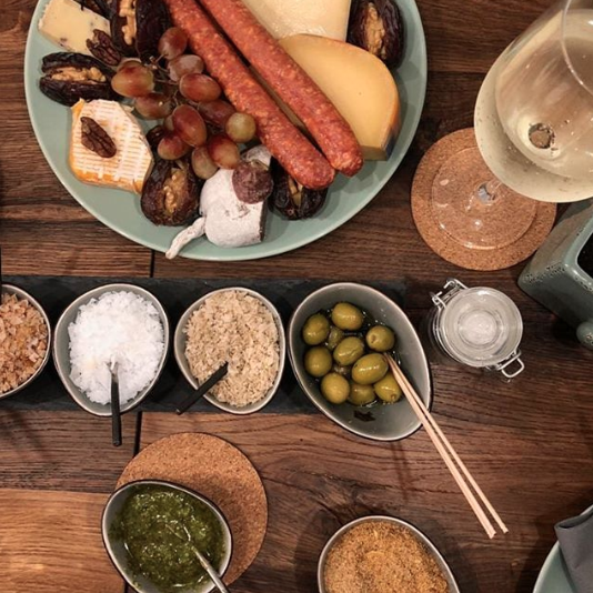 Ansicht mehrere Gerichte der Speisekarte