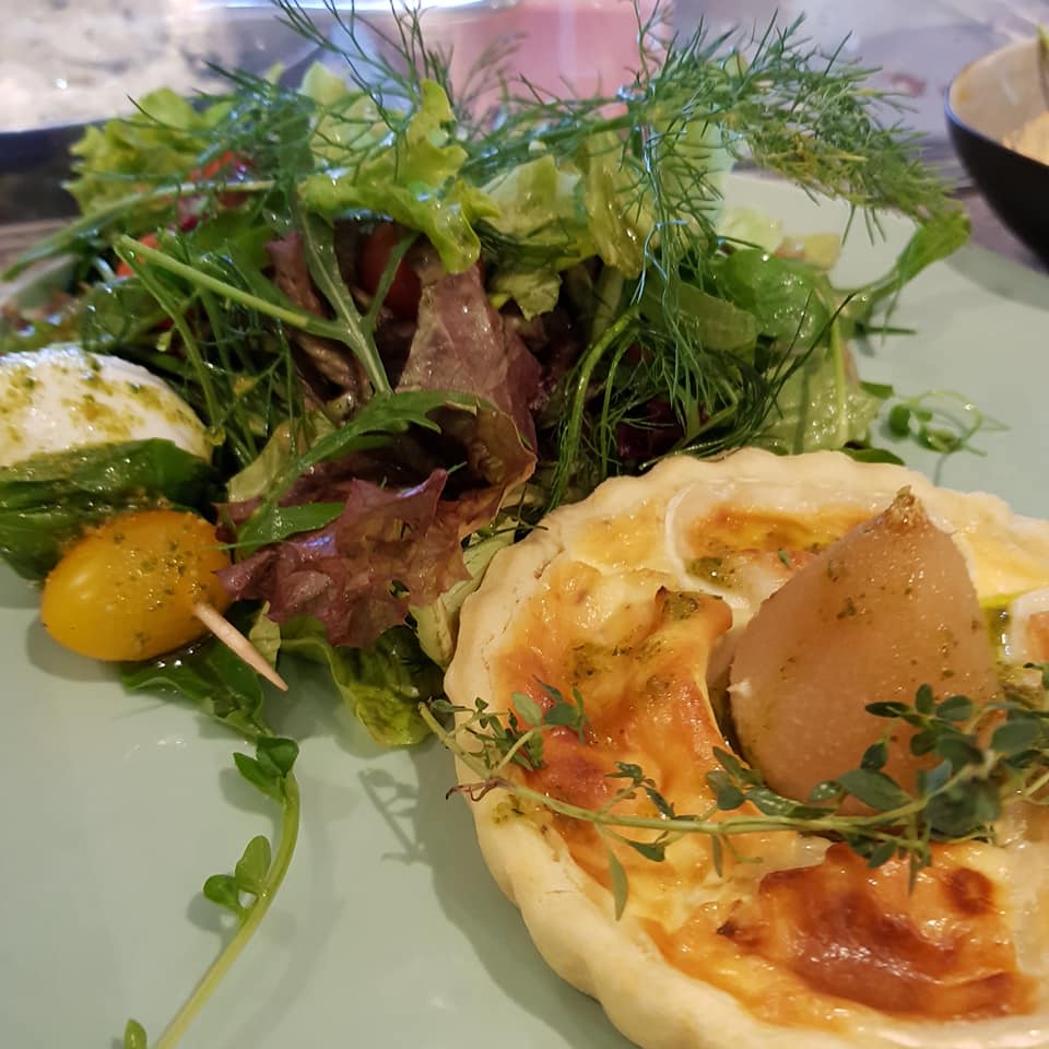 Ansicht eines Gerichts der Speisekarte