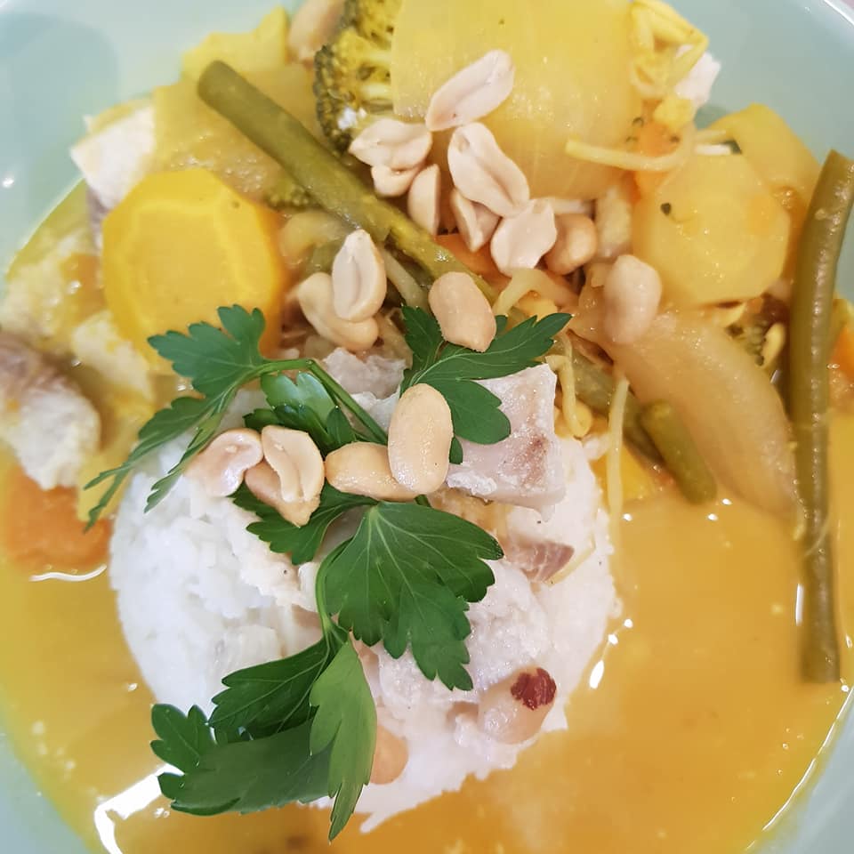 Dessert aus der Speisekarte