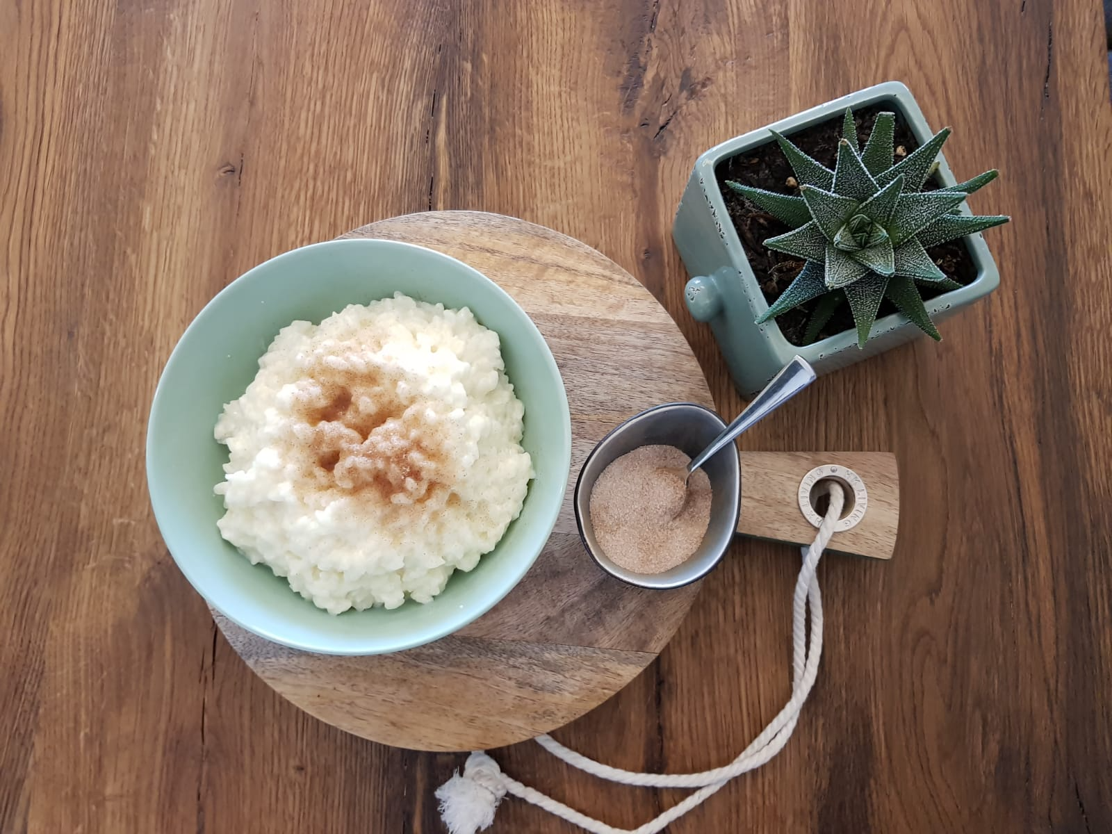 Ansicht eines Gerichts der Speisekarte