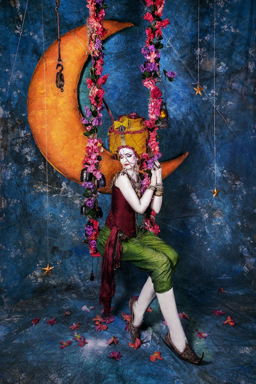 Rauchende Nacht. Ein Kunstwerk von Phil Porter