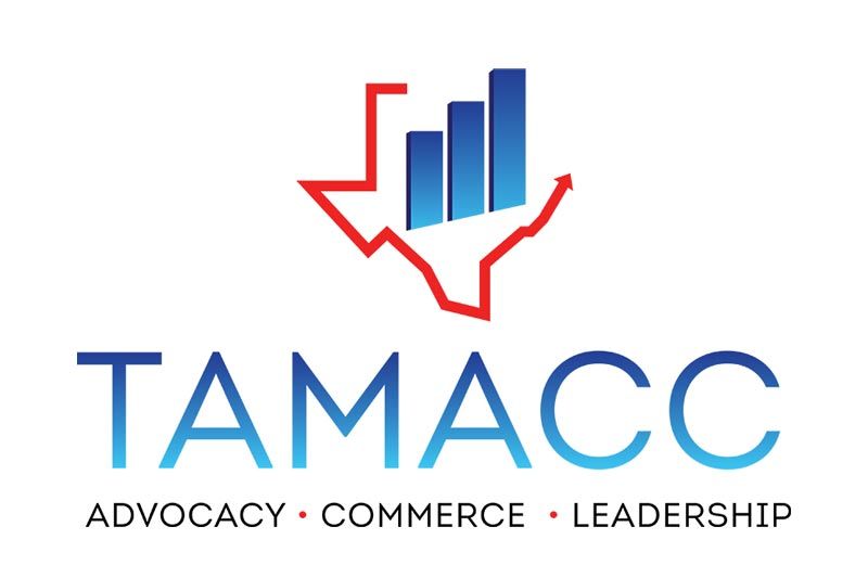 A logo for tamacc advocacy commerce and leadership