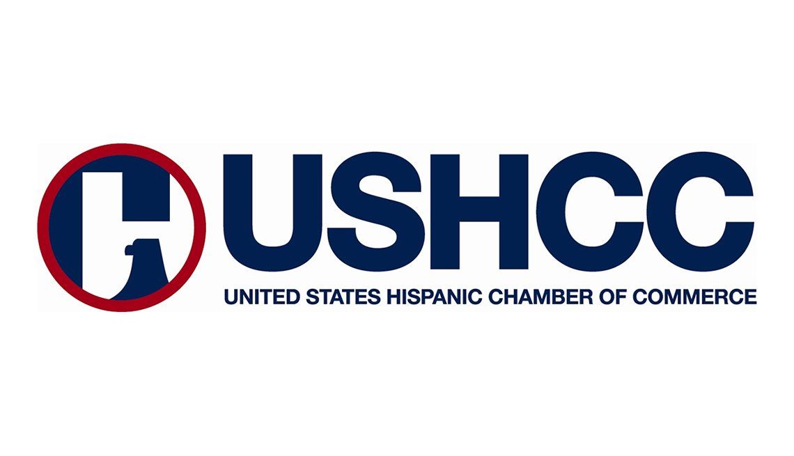 The logo for the united states hispanic chamber of commerce