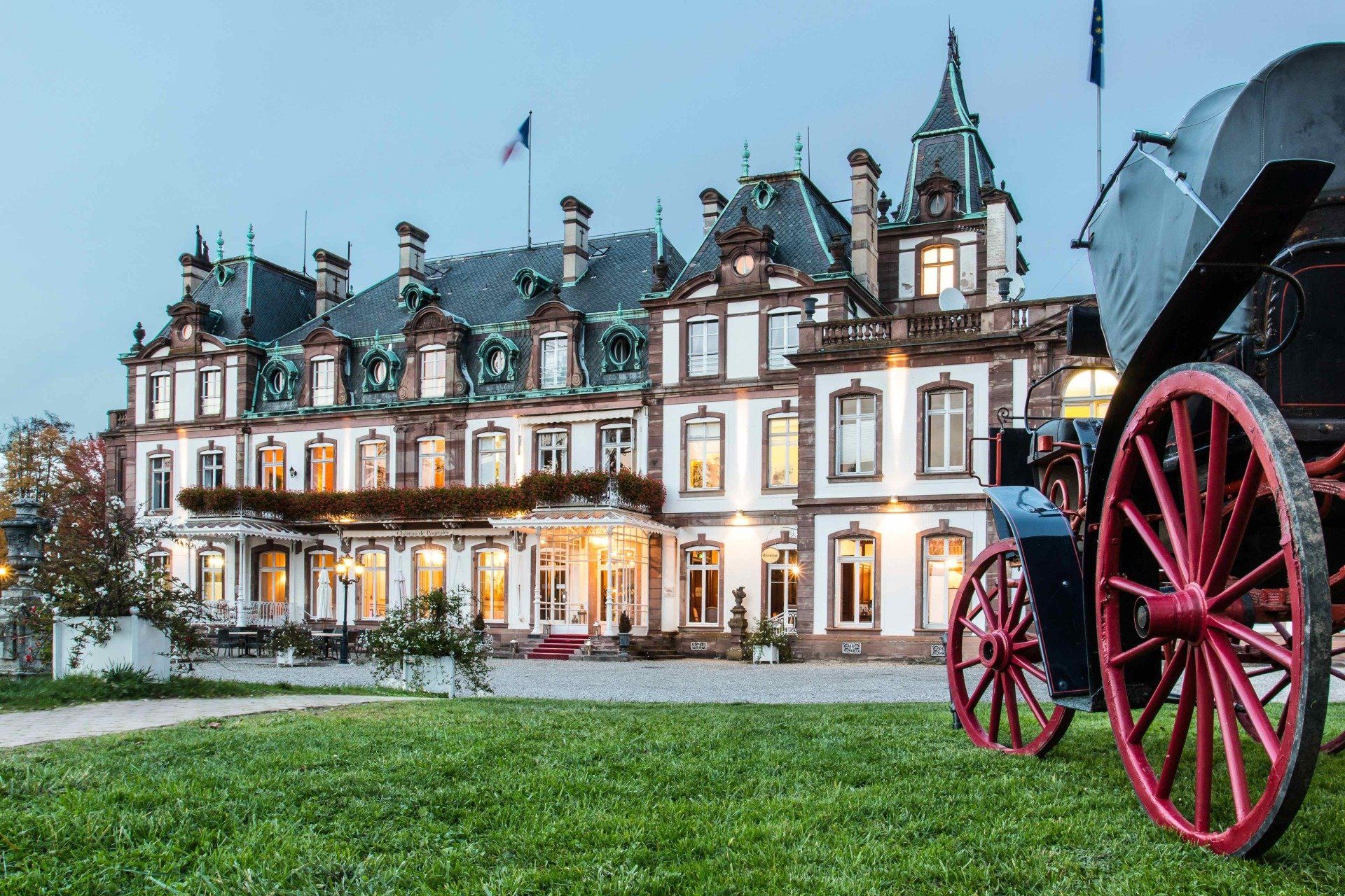 Über Destination Elsass Hotel Chateau de Pourtales Straßburg