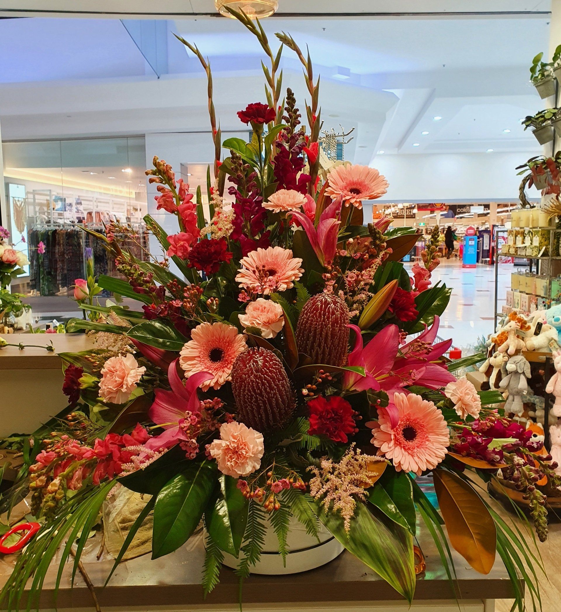 Buoquet of Flowers with Pink Daisies — Wynnum, QLD — Wynnum Plaza Florist