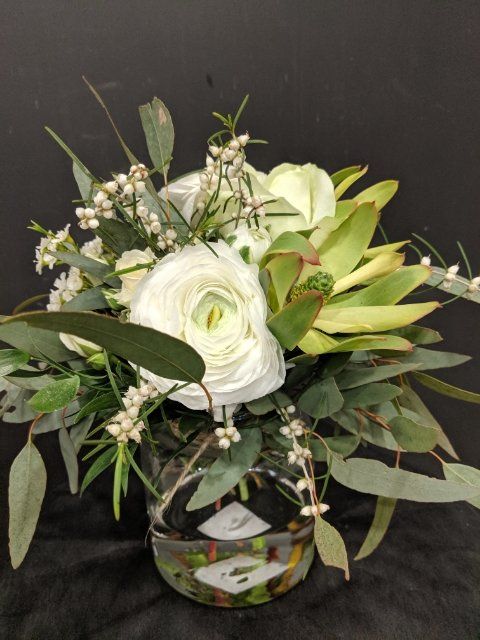 Buoquet of Flowers with White Roses — Wynnum, QLD — Wynnum Plaza Florist
