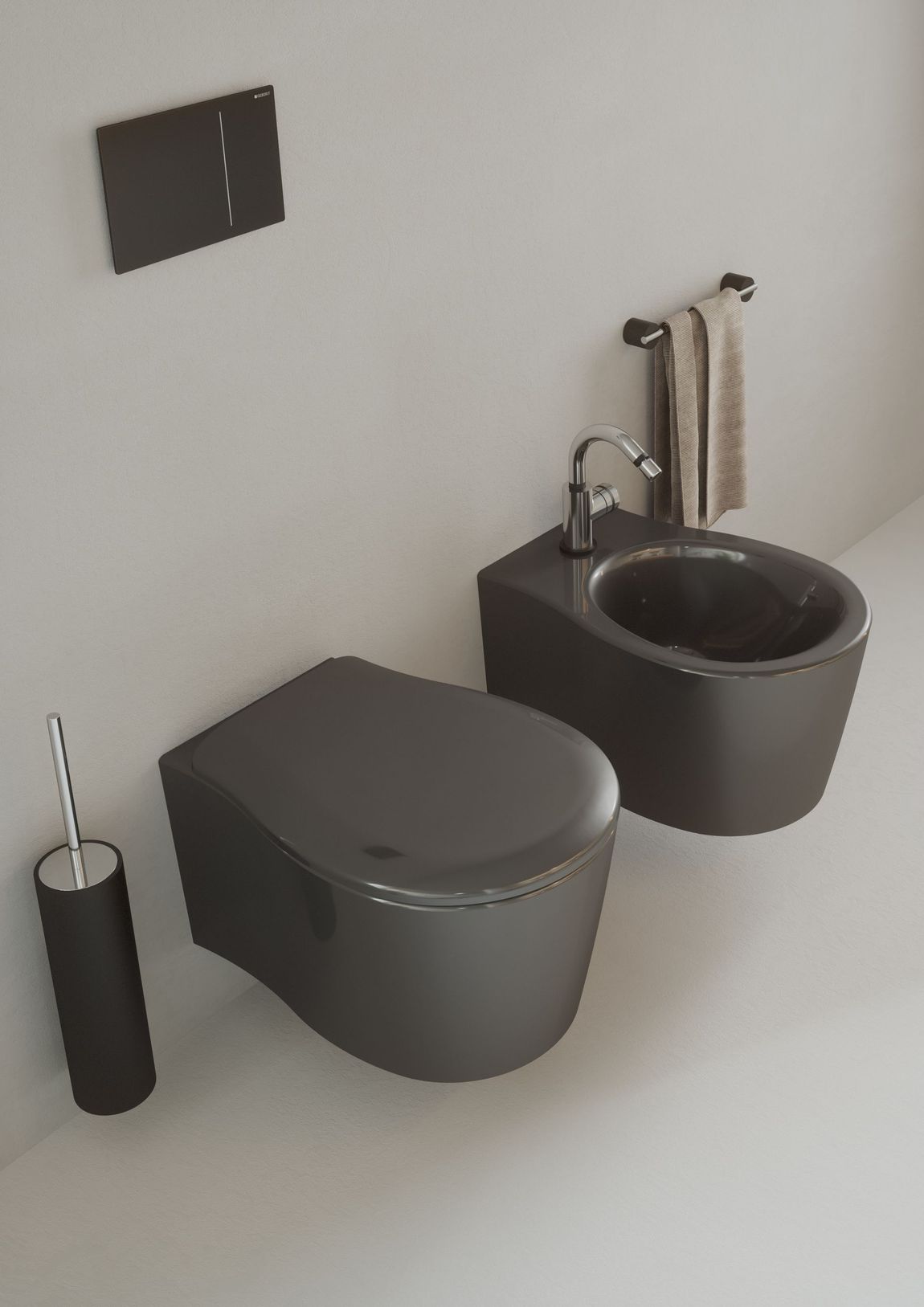 Sanitaires de salle de bains design à Corchiano