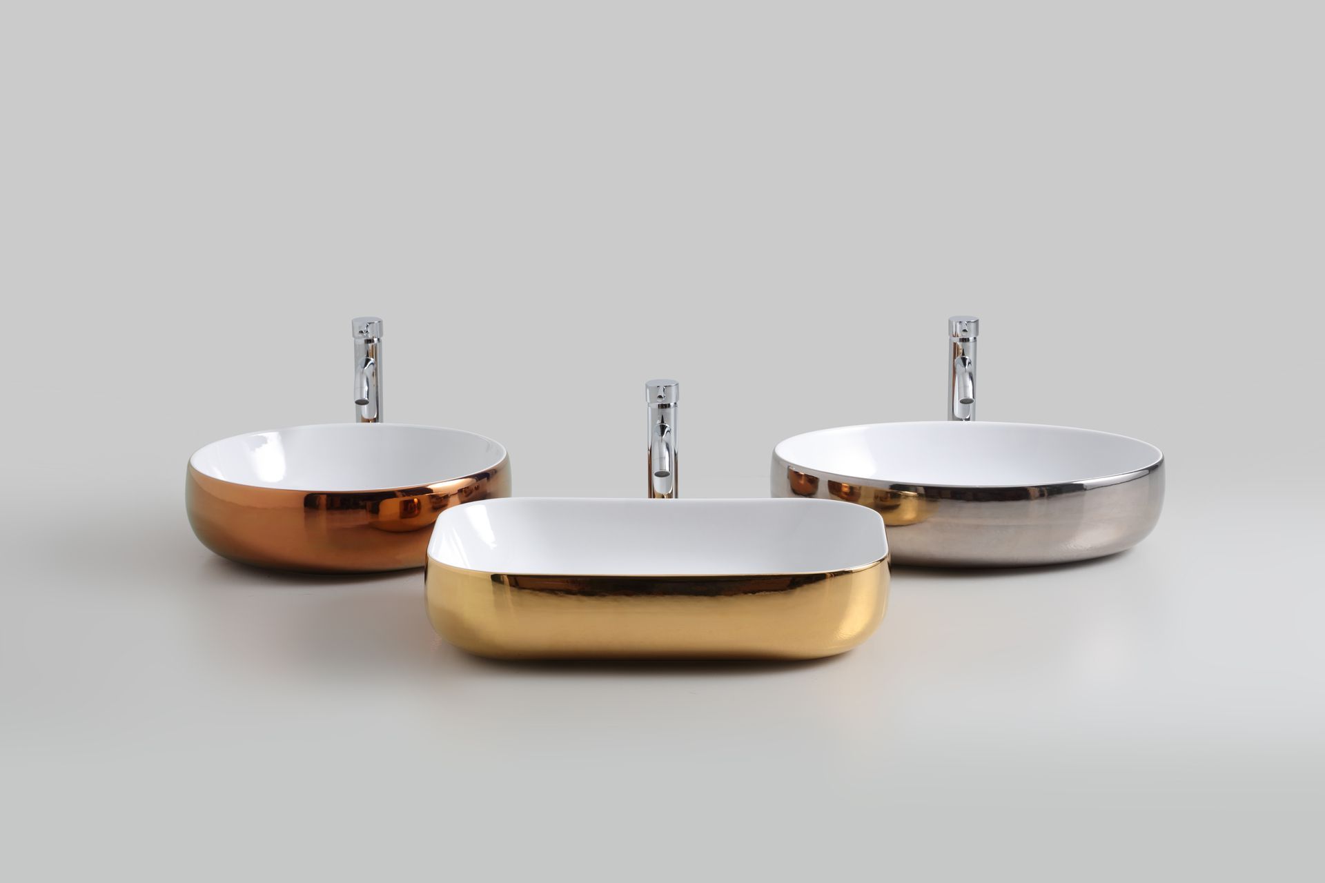 lavabo tondo grigio
