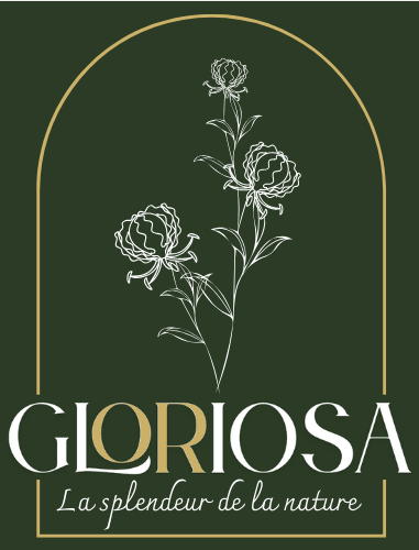 A logo for gloriosa la splendeur de la nature