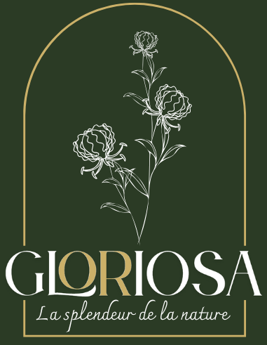 A logo for gloriosa la splendeur de la nature