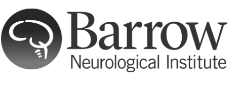 A black and white logo for the barrow neurological institute