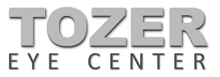 A tozer eye center logo on a white background