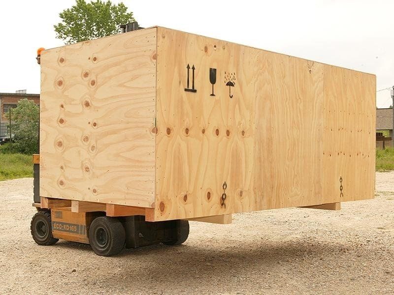 cassa in legno per trasporto alimenti