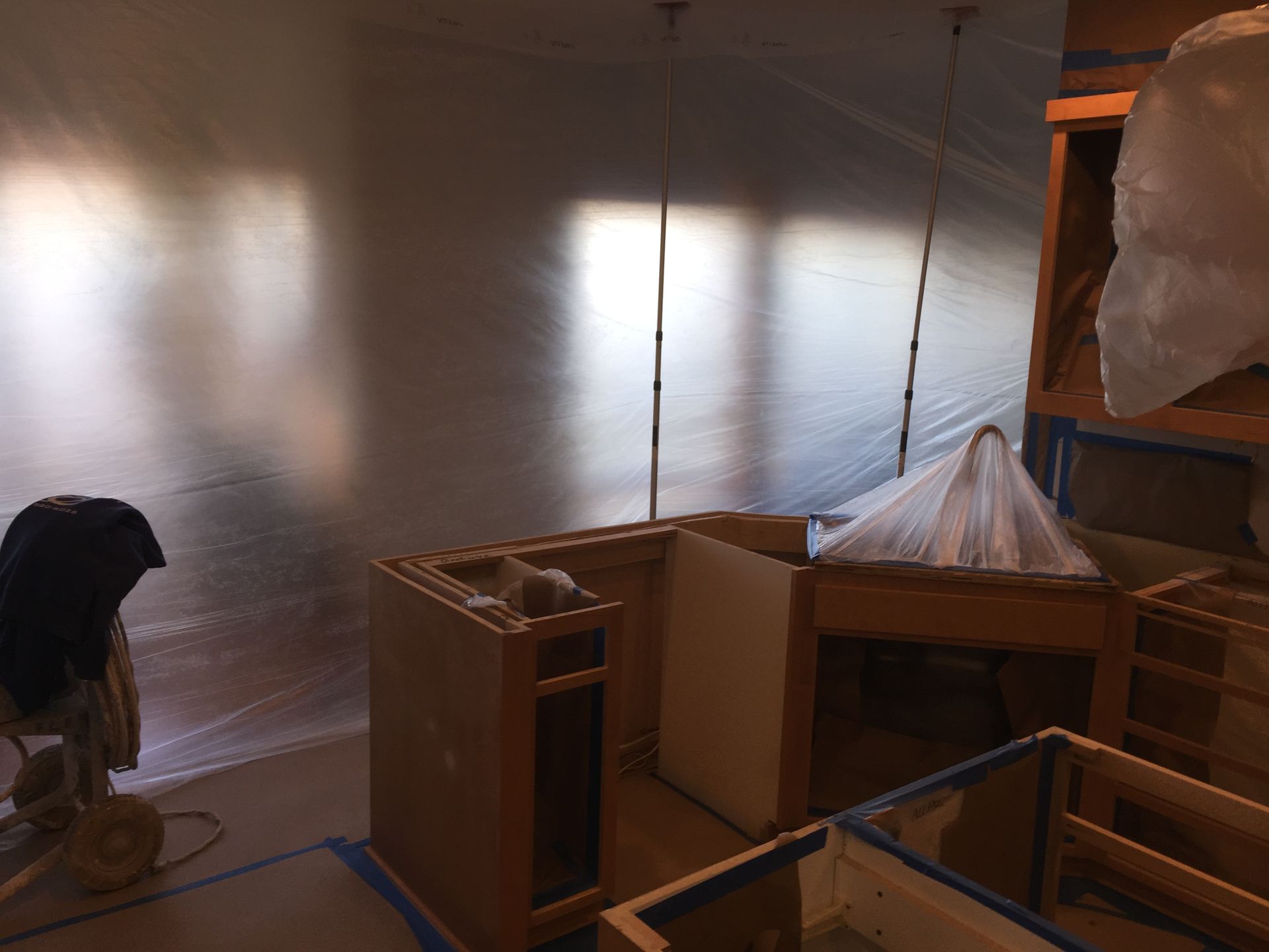 Lot of Cabinets in a Room — St Cloud, MN — Fine Line Paint LLC