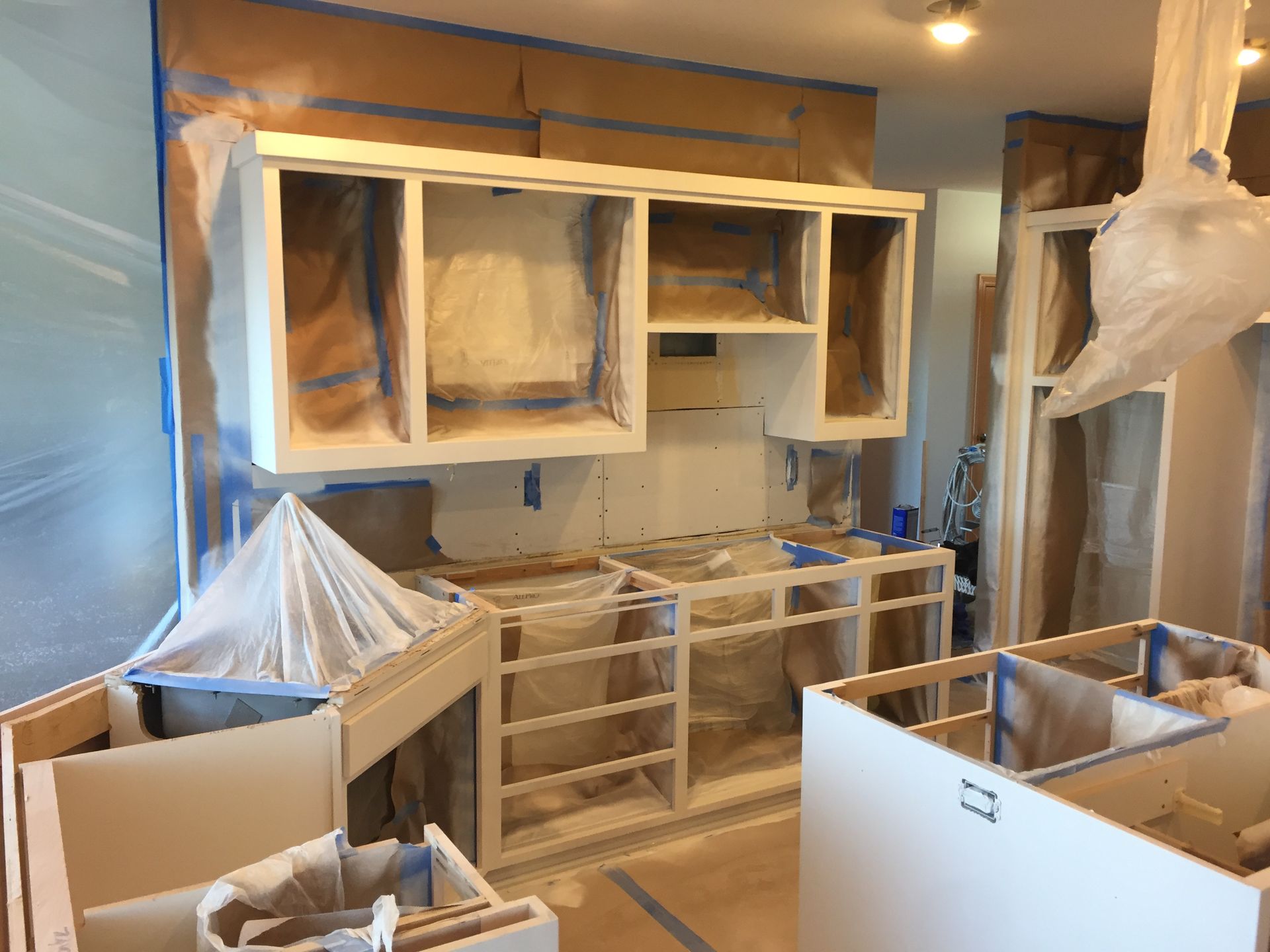 Kitchen is Being Remodeled — St Cloud, MN — Fine Line Paint LLC