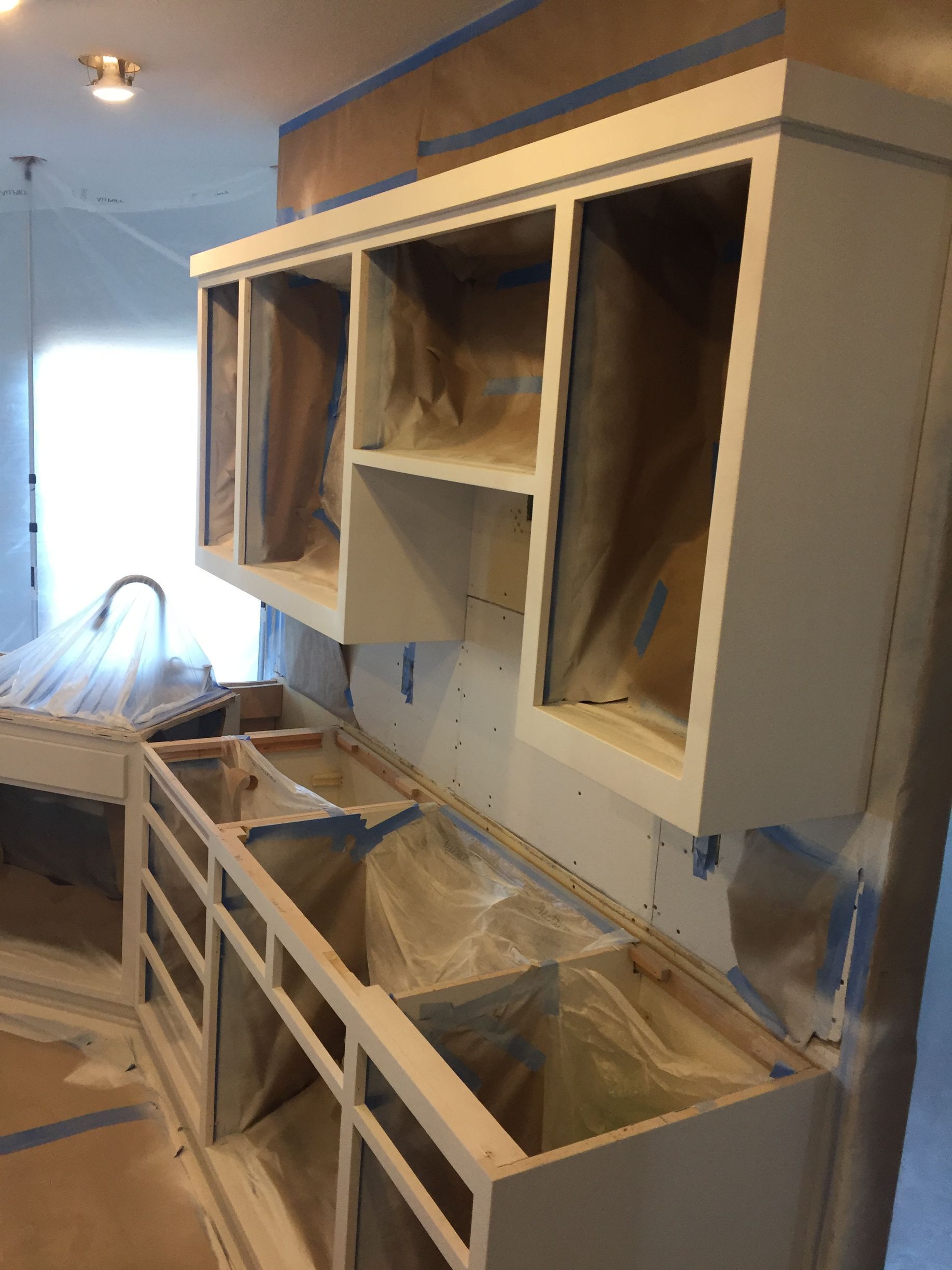 Kitchen Cabinet in a Room — St Cloud, MN — Fine Line Paint LLC