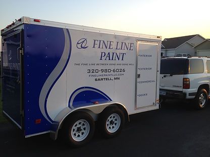 Business Trailer — St Cloud, MN — Fine Line Paint LLC