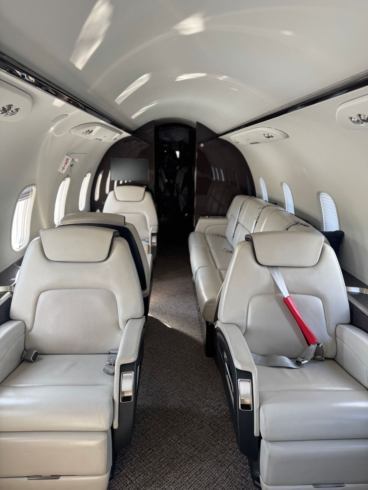 Interior of a challenger 350 we cleaned