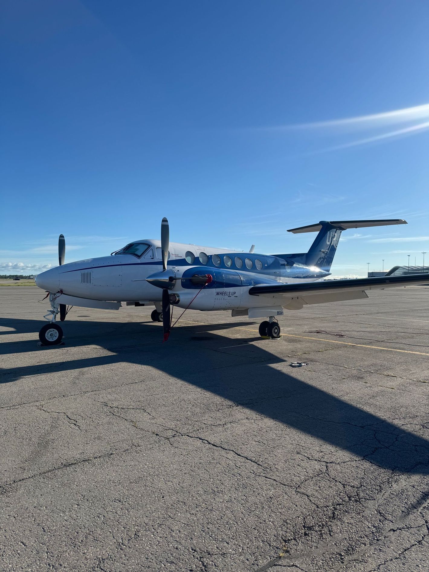 Beechcraft King Air we detailed at the Niagara Falls Airport