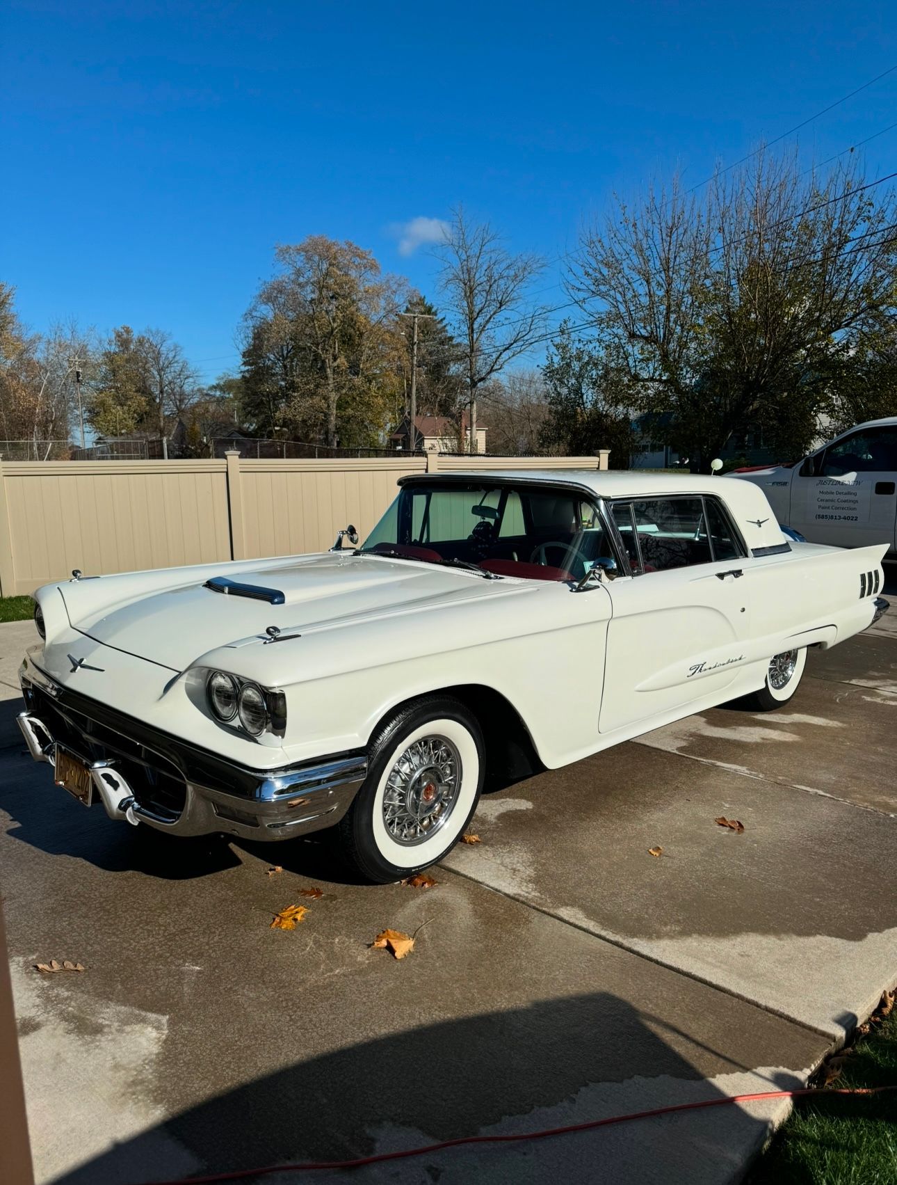 Ford Thunderbird detailed interior and exterior