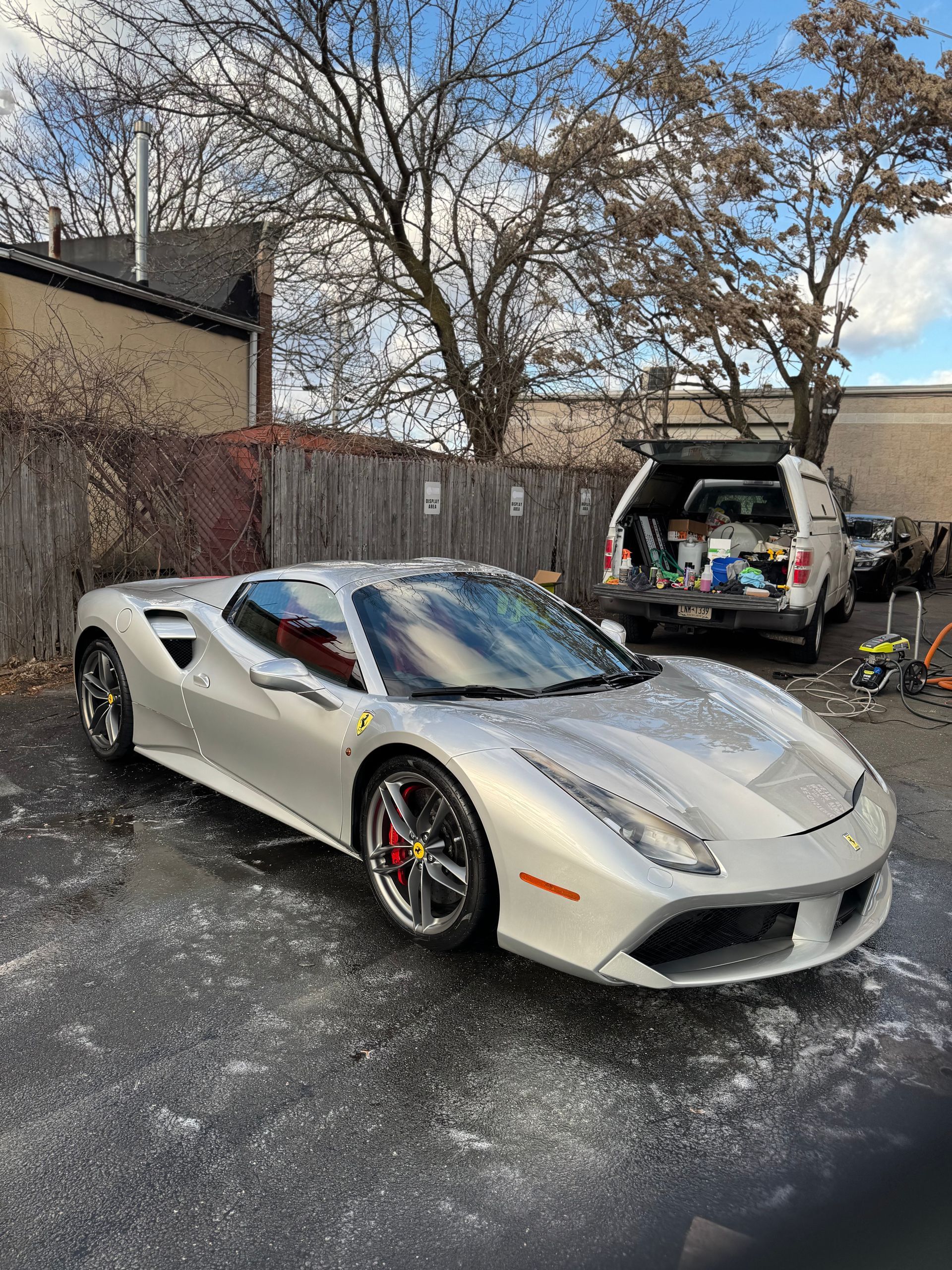 Ferrari 488 detailed interior and exterior