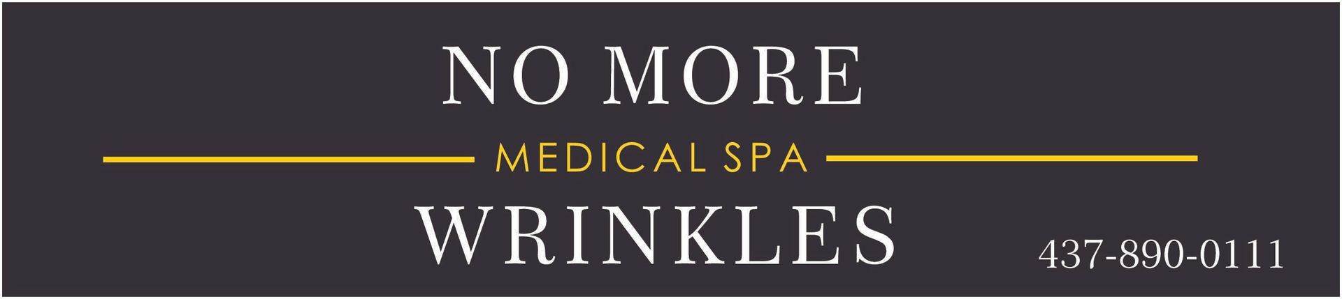 No More Wrinkles Medical Spa Business Logo