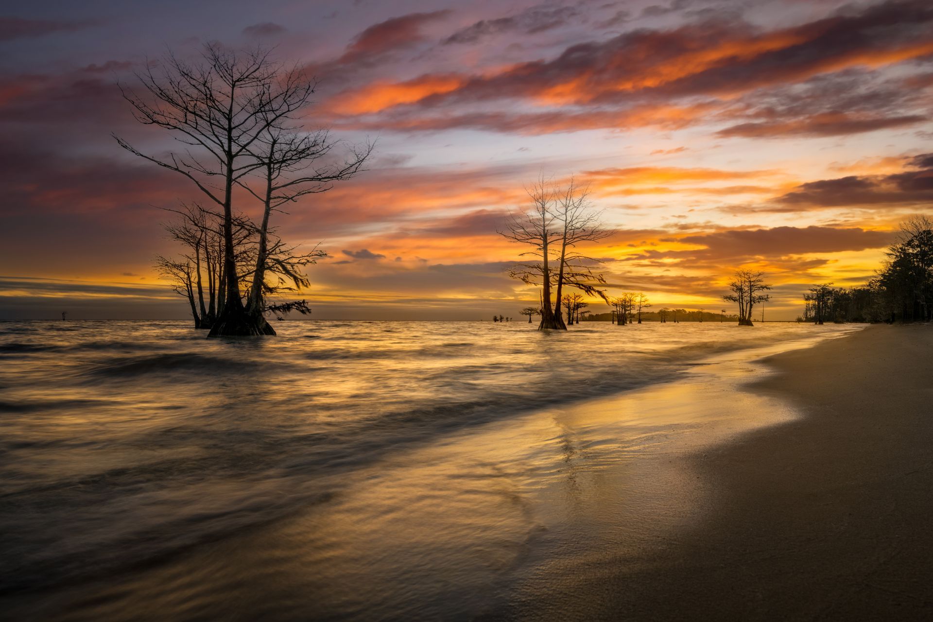 lake moultrie sunset