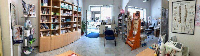 panoramica interna negozio ortopedia